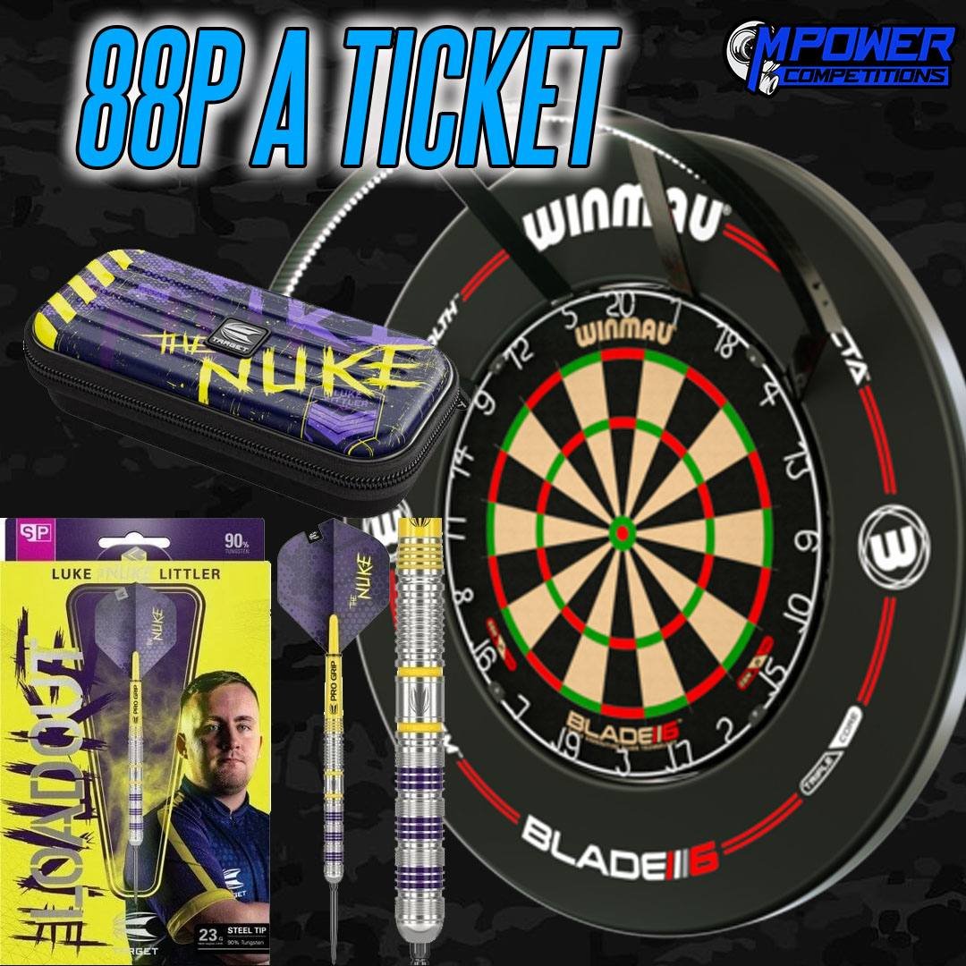 Winmau Blade 6 Set + Littler Darts + Case - Mpower Competitions