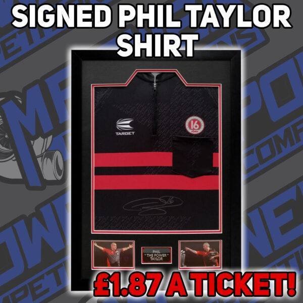 PHIL TAYLOR SIGNED SHIRT