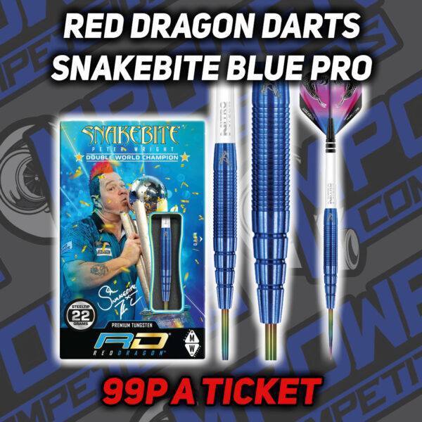 RED DRAGON SNAKEBITE BLUE PRO DARTS