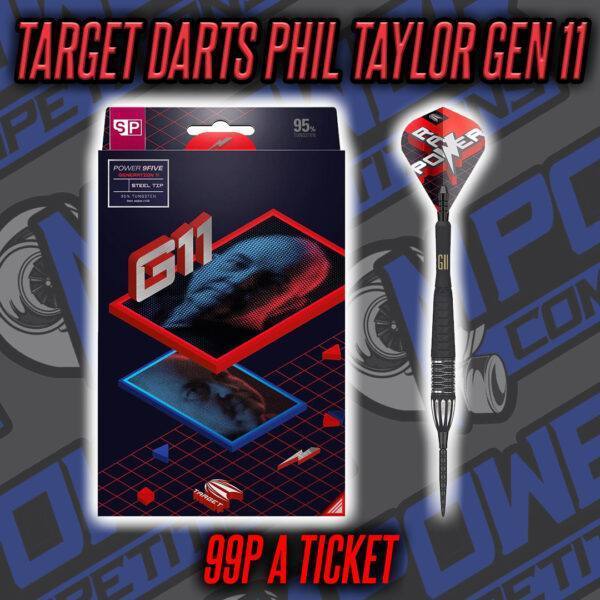 Target Phil Taylor GEN 11 Darts (Choose Your Weight)