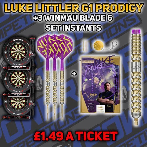 Luke Littler G1 Prodigy + 3 Winmau Set Instants