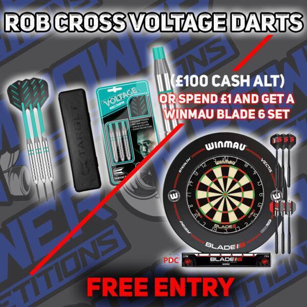 Rob Cross Darts OR Full Winmau Set