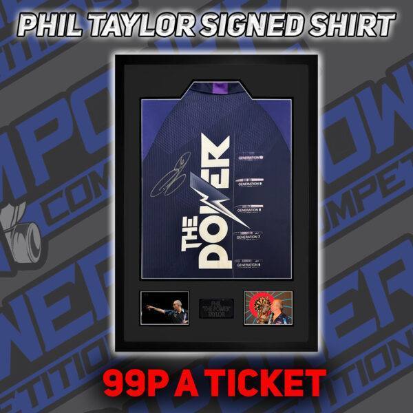 Phil Taylor Signed Shirt