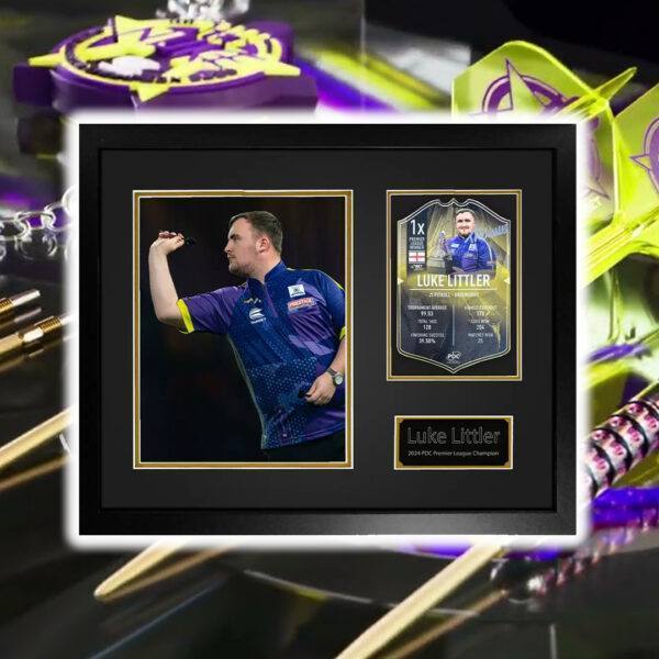 Signed Littler Ultimate Card (Framed) #1